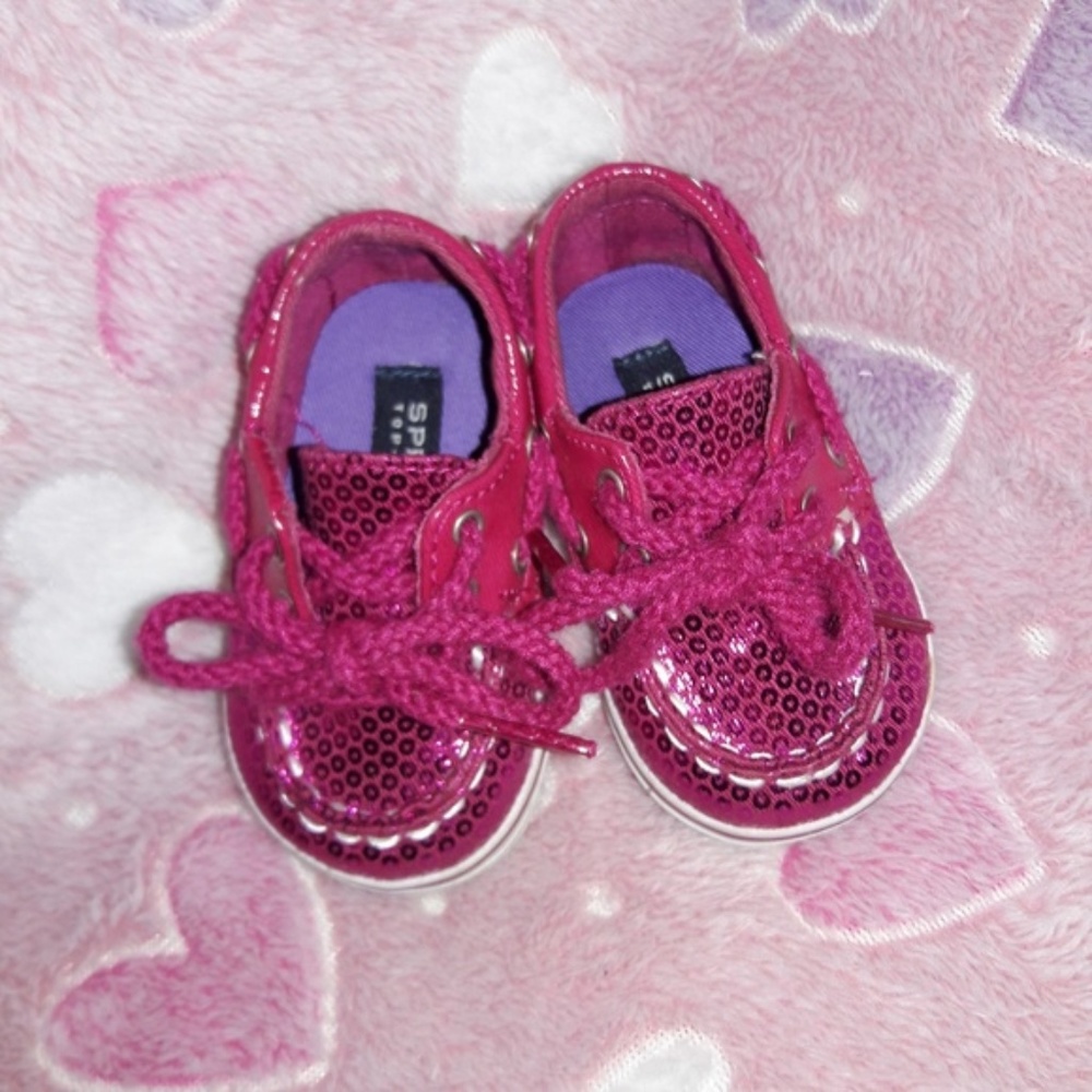 Sperry Pink Kids Sneakers